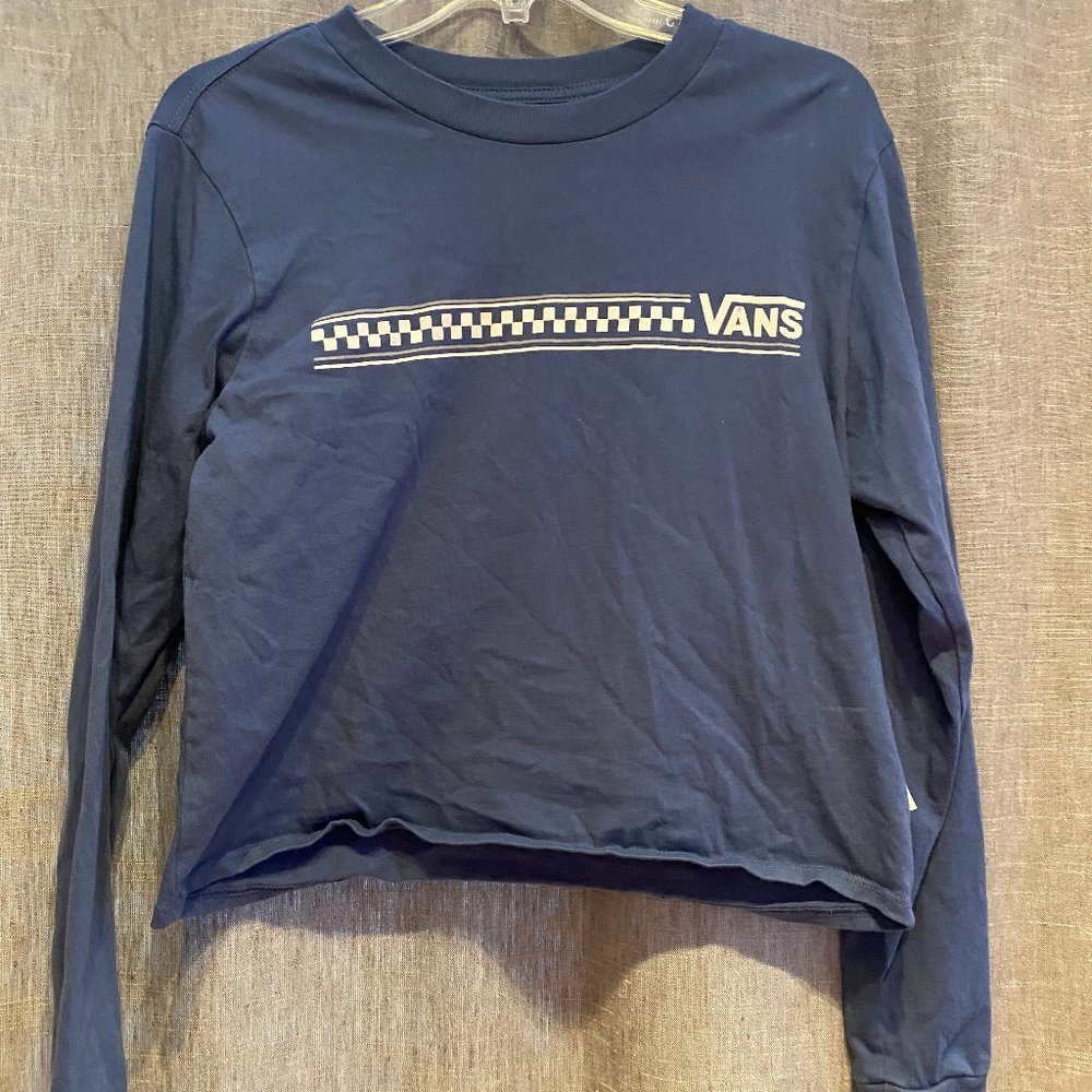 Vans Cropped Long Sleeve Tee